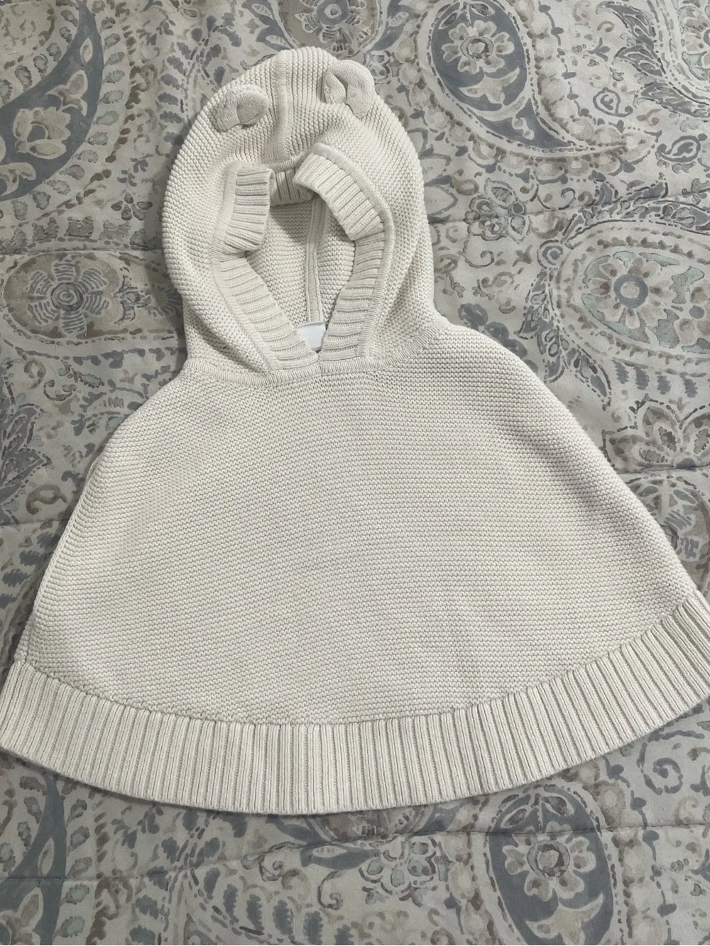Baby GAP Cream Poncho